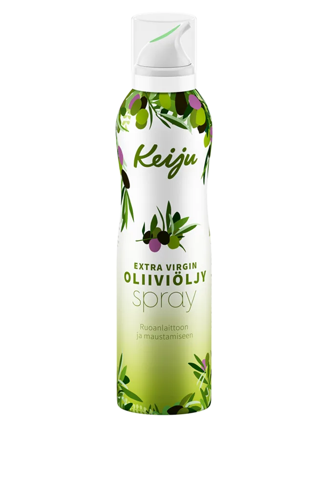 Keiju kylmäpuristettu extra virgin oliiviöljyspray