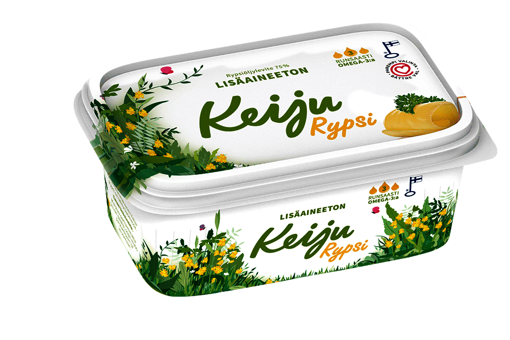 Keiju Rypsi rypsiöljy-kasvirasvalevite 75 %