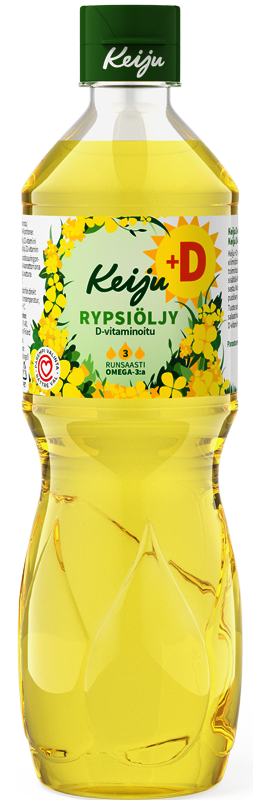 Keiju D-vitaminoitu rypsiöljy 500 ml