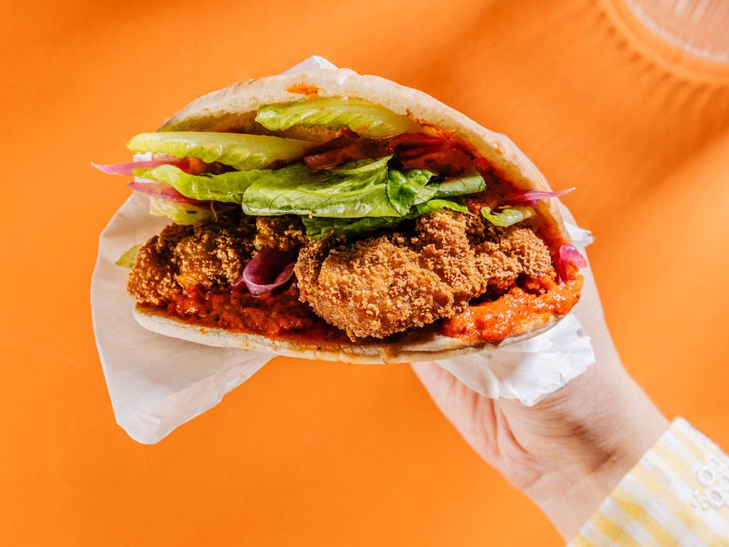 Chicken and romesco